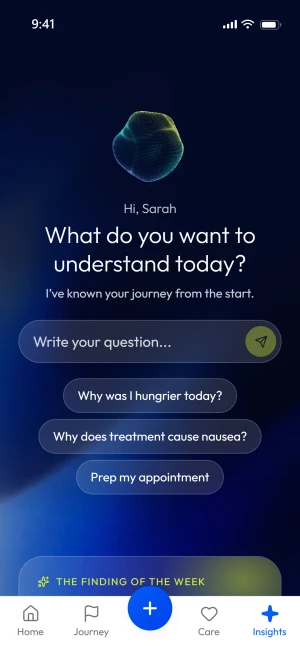 The Morphi Intelligence screen in the app
